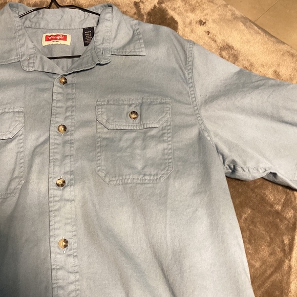 Light blue Wrangler short sleeve - Picture 3 of 8